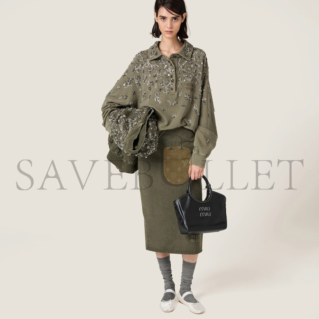 MIU MIU IVY LEATHER BAG 5BA284 (23.5*22*12cm) MIU MIU IVY LEATHER BAG 5BA284 (23.5*22*12cm)